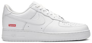 Foto do produto Tênis Nike Supreme x Air Force 1 Low Box Logo - White