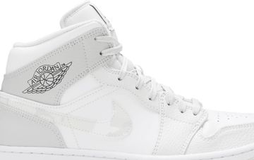 Foto do produto Tênis Air Jordan 1 Mid Grey Camo
