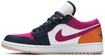 Foto do produto Tênis Air Jordan 1 Low SE Mismatched - Purple Magenta