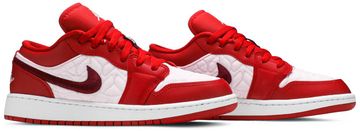 Foto do produto Tênis Air Jordan 1 Low GS Pink Quilt