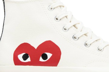 Foto do produto Tênis Comme des Garçons x Chuck Taylor All Star Hi Milk