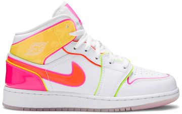 Foto do produto Tênis Air Jordan 1 Mid SE GS Edge Glow