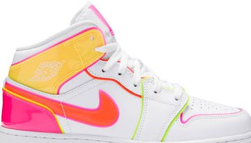 Foto do produto Tênis Air Jordan 1 Mid SE GS Edge Glow