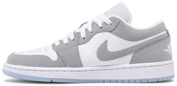 Foto do produto Tênis Air Jordan 1 Low White Wolf Grey