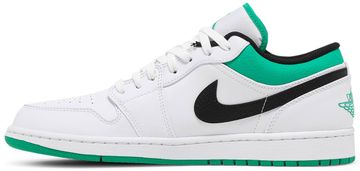 Foto do produto Tênis Air Jordan 1 Low White Lucky Green