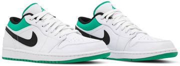 Foto do produto Tênis Air Jordan 1 Low White Lucky Green