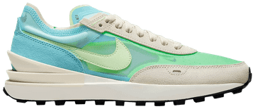 Foto do produto Tênis Nike Waffle One Bleached Aqua Lime Glow