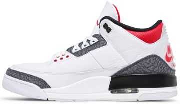 Foto do produto Tênis Air Jordan 3 Retro Denim SE Fire Red