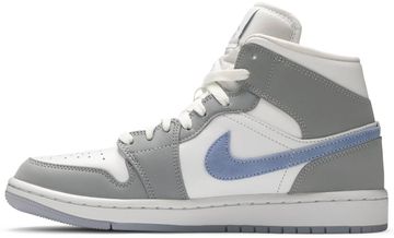 Foto do produto Tênis Air Jordan 1 Mid Wolf Grey Aluminum