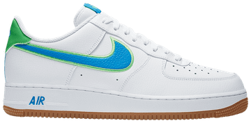 Foto do produto Tênis Nike Air Force 1 Low White Bright Blue Green