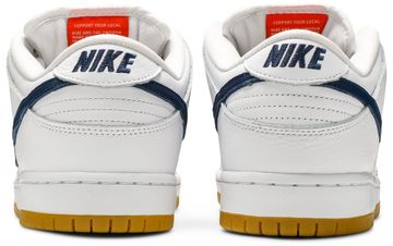 Foto do produto Tênis Nike Dunk Low Pro ISO SB Orange Label - White Navy