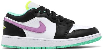 Foto do produto Tênis Air Jordan 1 Low GS White Violet Shock