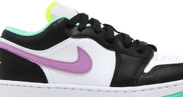 Foto do produto Tênis Air Jordan 1 Low GS White Violet Shock