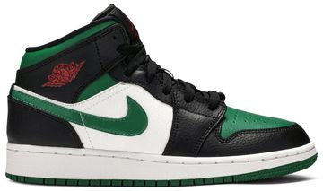 Foto do produto Tênis Air Jordan 1 Mid GS Black Pine Green