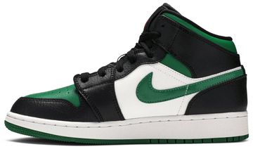 Foto do produto Tênis Air Jordan 1 Mid GS Black Pine Green