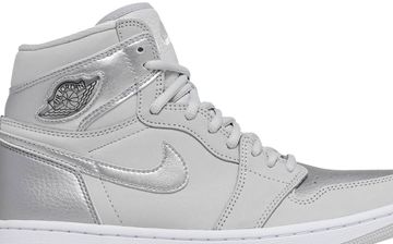 Foto do produto Tênis Air Jordan 1 Retro High OG CO.JP Metallic Silver 2020