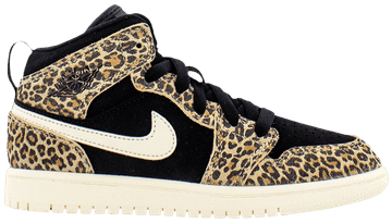 Foto do produto Tênis Air Jordan 1 Mid SE PS Cheetah