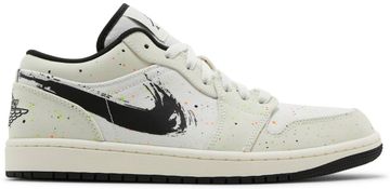 Foto do produto Tênis Air Jordan 1 Low Brushstroke Swoosh - Paint Splatter