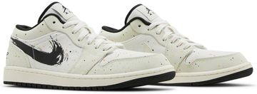 Foto do produto Tênis Air Jordan 1 Low Brushstroke Swoosh - Paint Splatter