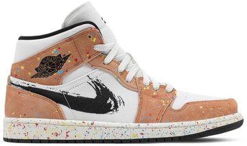 Foto do produto Tênis  Air Jordan 1 Mid SE Brushstroke Paint Splatter