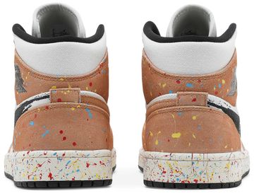 Foto do produto Tênis  Air Jordan 1 Mid SE Brushstroke Paint Splatter