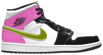 Foto do produto Tênis Air Jordan 1 Mid SE GS Cyber Active Fuchsia