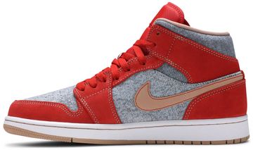 Foto do produto Tênis  Air Jordan 1 Mid Denim Red