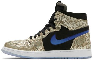 Foto do produto Tênis Air Jordan 1 Zoom Comfort Gold Laser