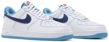 Foto do produto Tênis Nike Air Force 1 '07 First Use - White University Blue