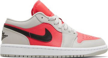 Foto do produto Tênis Air Jordan 1 Low Light Iron Ore Siren Red