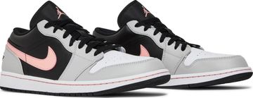 Foto do produto Tênis Air Jordan 1 Low Grey Fog Bleached Coral