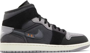 Foto do produto Tênis Air Jordan 1 Mid SE Craft Inside Out - Black
