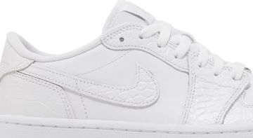 Foto do produto Tênis Air Jordan 1 Low SE White Crocodile