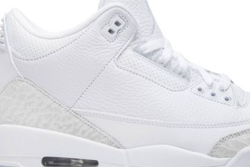 Foto do produto Tênis Air Jordan 3 Retro Triple White