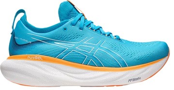 Foto do produto Tênis Asics Gel Nimnus 25 Island Blue Sun Peach