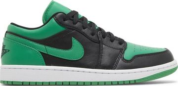 Foto do produto Tênis Air Jordan 1 Low Black Lucky Green