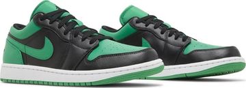 Foto do produto Tênis Air Jordan 1 Low Black Lucky Green