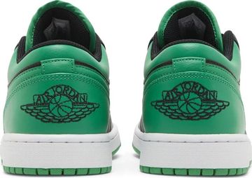 Foto do produto Tênis Air Jordan 1 Low Black Lucky Green