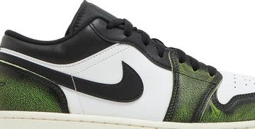 Foto do produto Tênis Air Jordan 1 Low SE Wear-Away - Electric Green