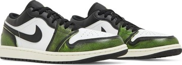 Foto do produto Tênis Air Jordan 1 Low SE Wear-Away - Electric Green