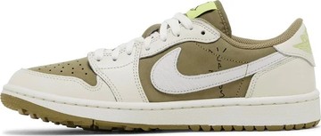 Foto do produto Tênis Travis Scott x Air Jordan 1 Low Golf Neutral Olive