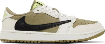 Foto do produto Tênis Travis Scott x Air Jordan 1 Low Golf Neutral Olive