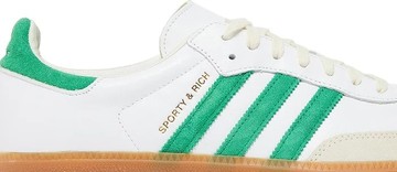 Foto do produto Tênis Adidas Sporty & Rich x Samba OG White Green