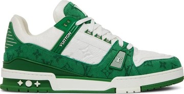 Foto do produto Tênis Louis Vuitton Louis Vuitton Trainer Green Monogram Denim