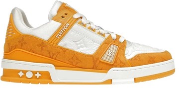 Foto do produto Tênis Louis Vuitton Louis Vuitton Trainer Yellow Monogram Denim