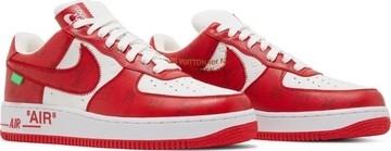 Foto do produto Tênis Nike Louis Vuitton x Air Force 1 Low White Comet Red