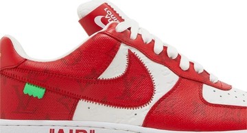 Foto do produto Tênis Nike Louis Vuitton x Air Force 1 Low White Comet Red