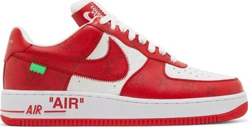 Foto do produto Tênis Nike Louis Vuitton x Air Force 1 Low White Comet Red