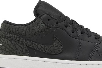 Foto do produto Tênis Air Jordan 1 Low Black Elephant