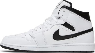 Foto do produto Tênis Air Jordan 1 Mid White Black